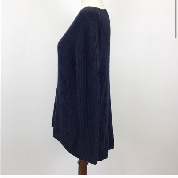 Madewell Small Sweater Woolside Pullover Navy blue - Picture 3 of 6